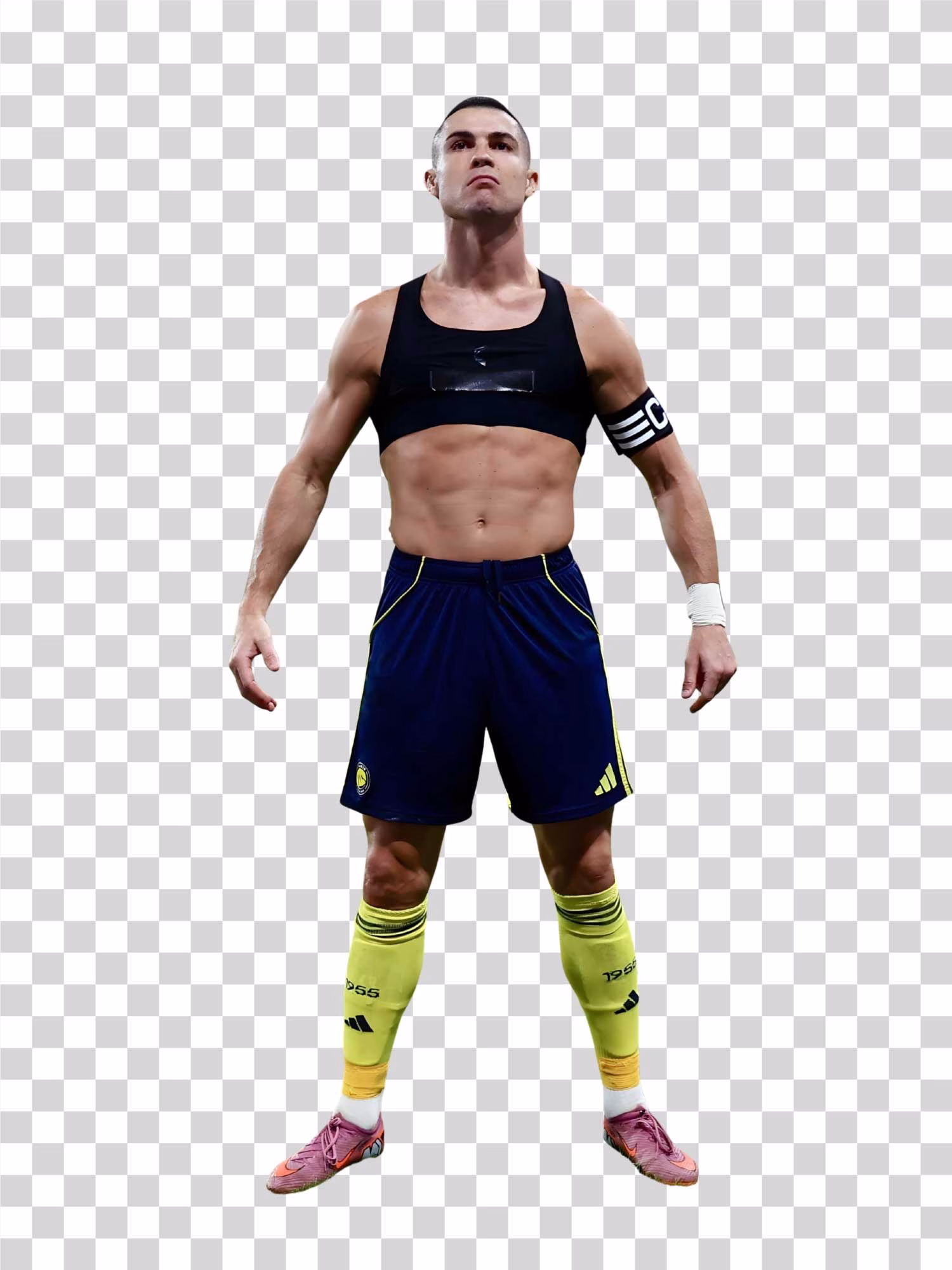 Cristiano Ronaldo Celebration Pose PNG