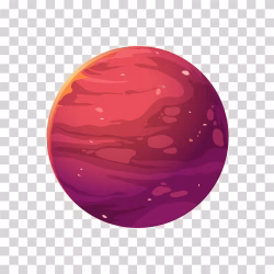 Mars Planet Space Illustration PNG