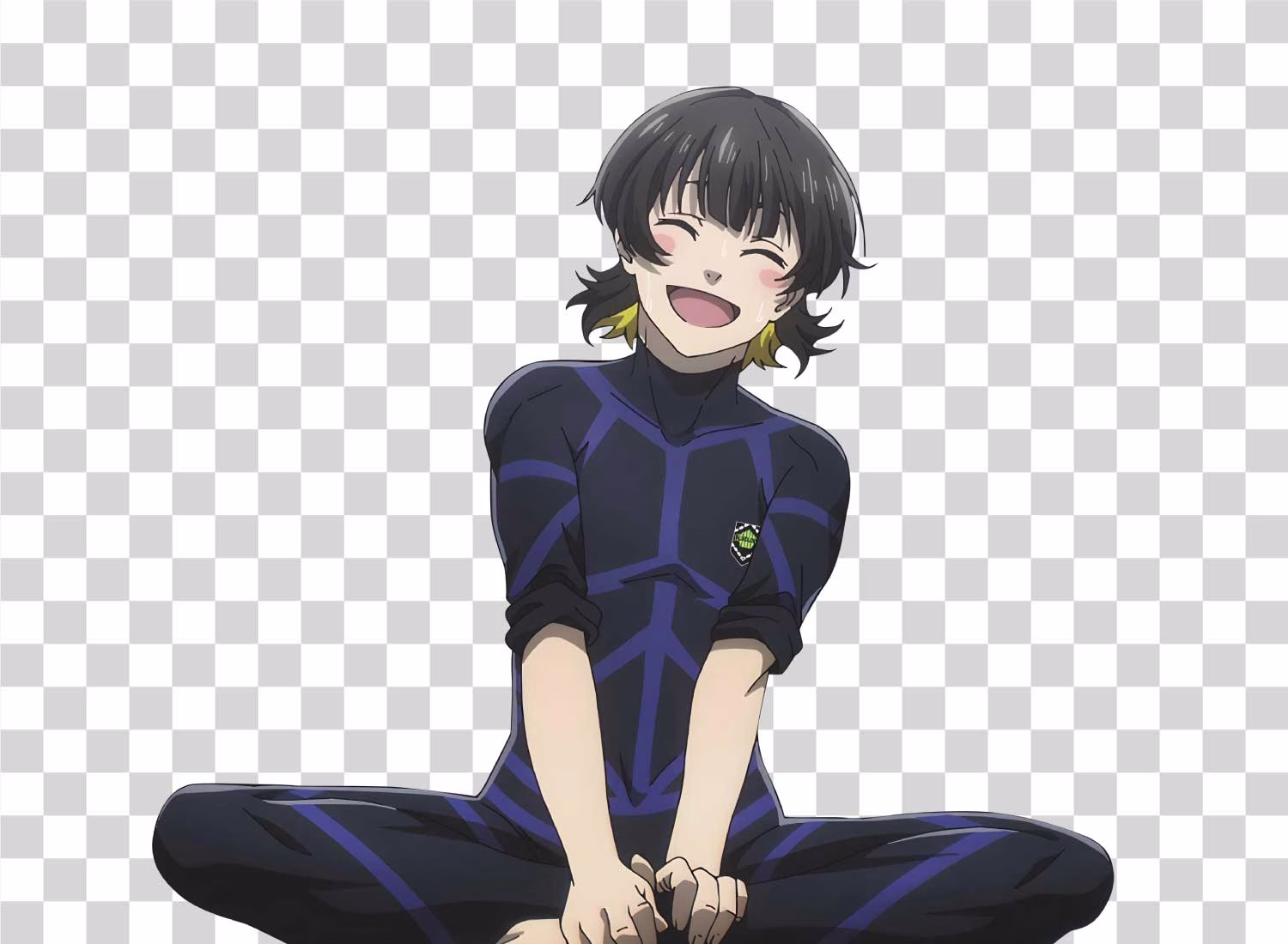 Meguru Bachira Laughing