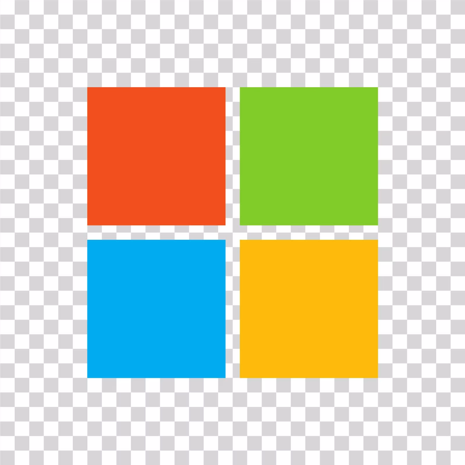 Microsoft Logo Transparent PNG