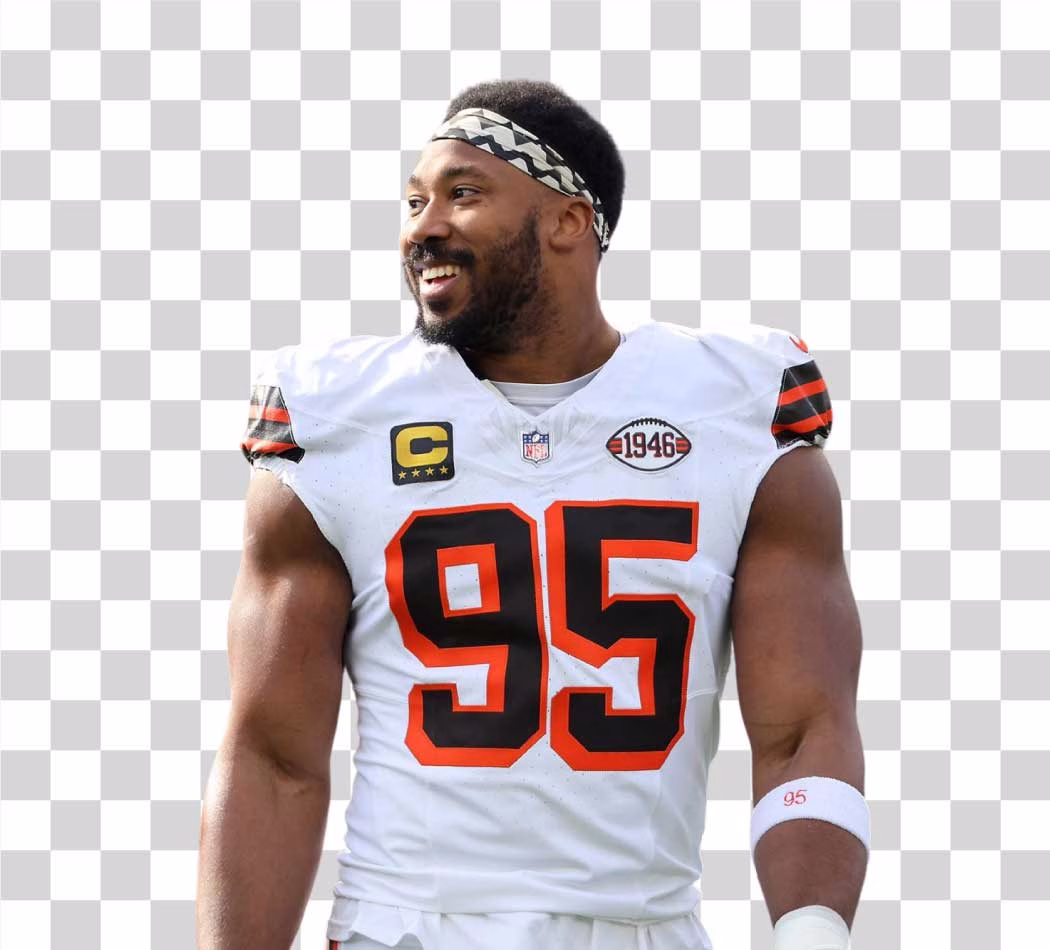 Myles Garrett Cleveland Browns PNG Image