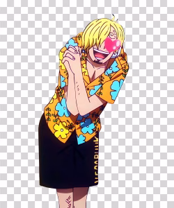 Sanji with Heart Eyes PNG
