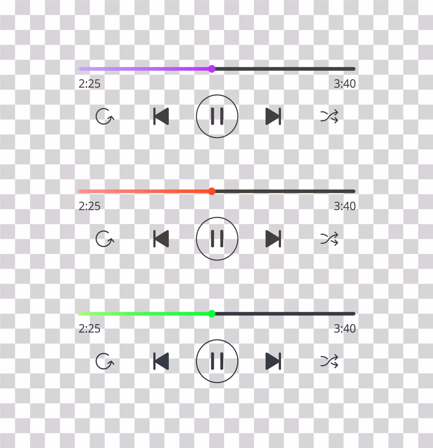 Audio Player PNG