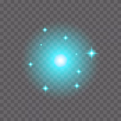 Blue Light Effect Glow PNG Transparent For Download