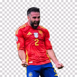 Dani Carvajal, Spain National Team Celebration, Transparent Dani-Carvajal-Spain-National-Team-Celebration