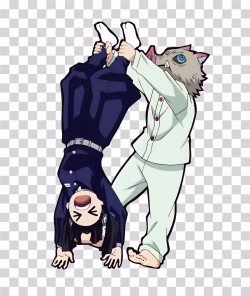 Inosuke and Aoi Sticker PNG