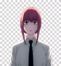 Makima Chainsaw Man PNG Image Transparent