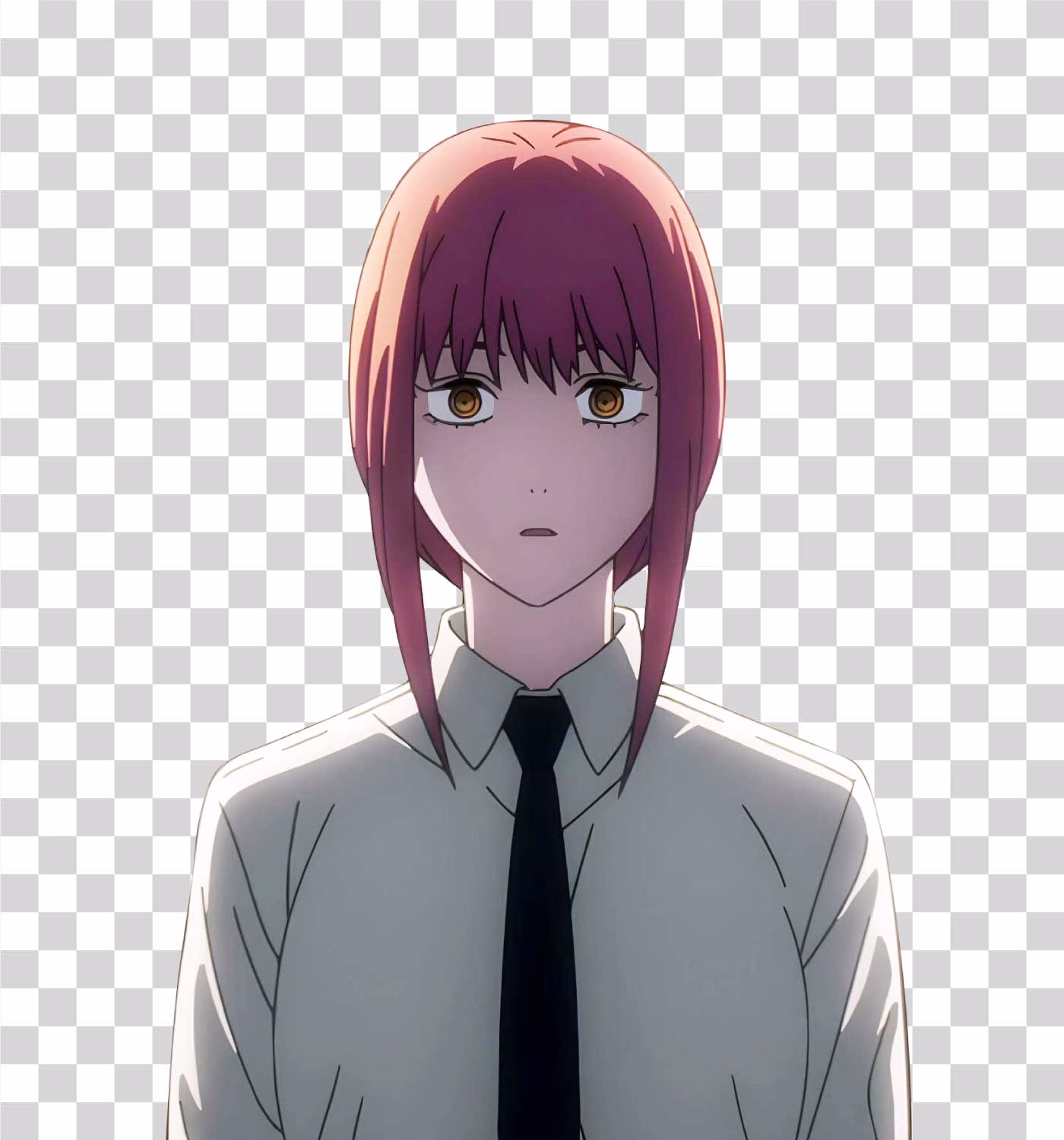 Makima Chainsaw Man PNG Image Transparent