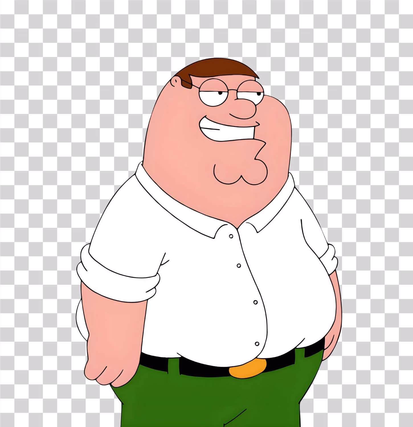 Peter Griffin Smiling Transparent Background