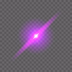 Purple Light Effect Transparent