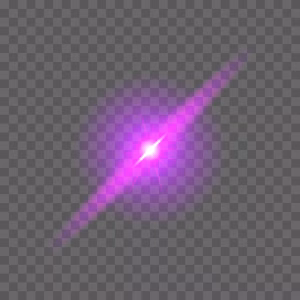 Purple Light Effect Transparent