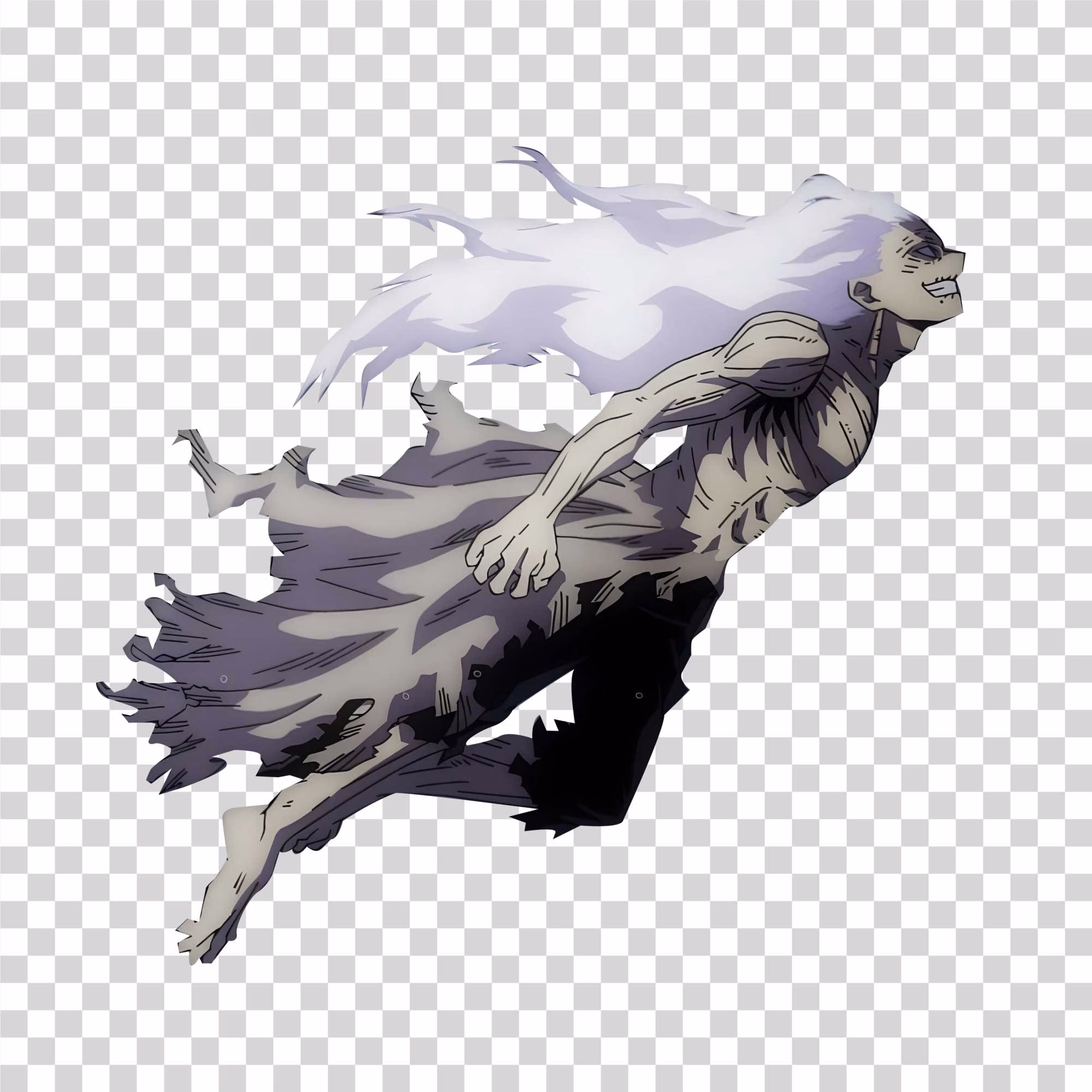 Tomura Shigaraki Final Fight My Hero Academia Major Battle Arc Villain PNG Image