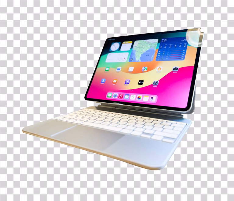 iPad with Magic Keyboard PNG Image