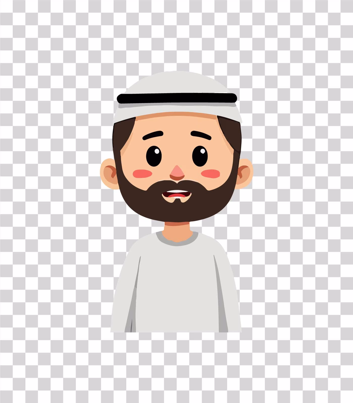 Arab Character Sticker Muslim png