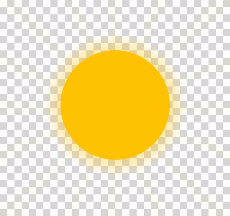Bright Sun Symbol PNG Transparent