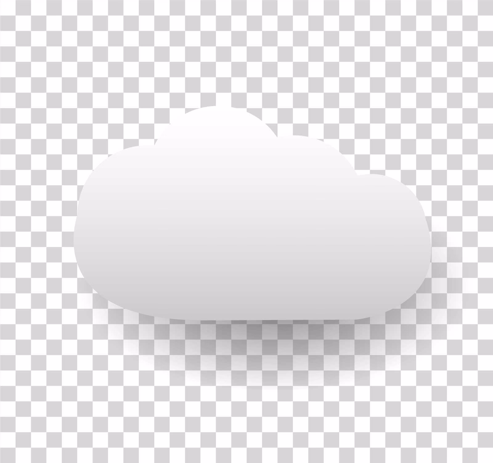 Simple Cloud Icon png symbol