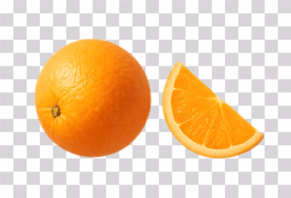 Orange Slice Fresh Citrus Fruit PNG