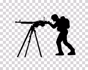 Soldier Sniper, Military Marksman Silhouette, Tactical Shooter Soldier-Sniper