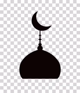Crescent Moon Mosque Symbol