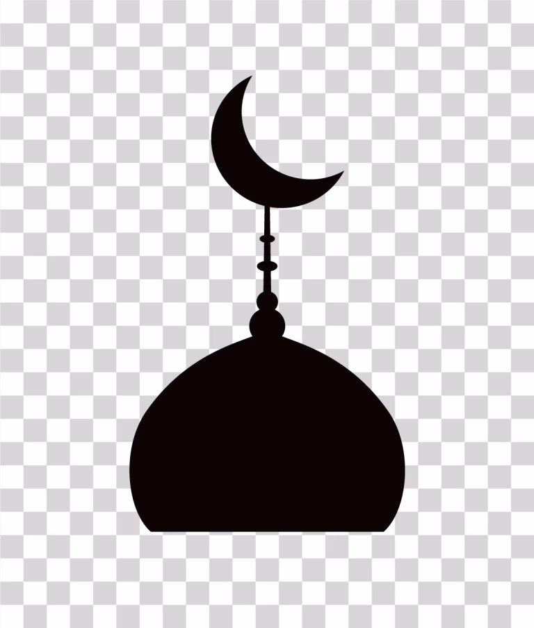 Crescent Moon Mosque Symbol