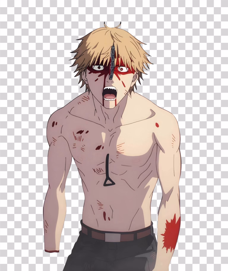 Denji Chainsaw Man PNG Image