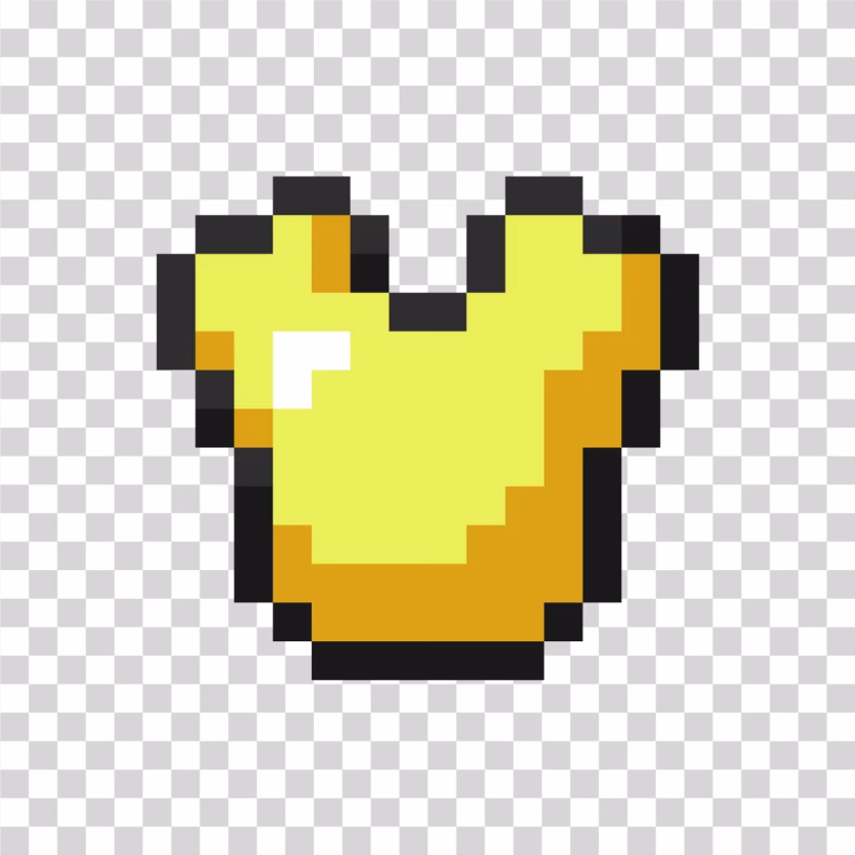 Minecraft Gold Chestplate PNG Image
