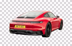 Red Porsche 911 PNG