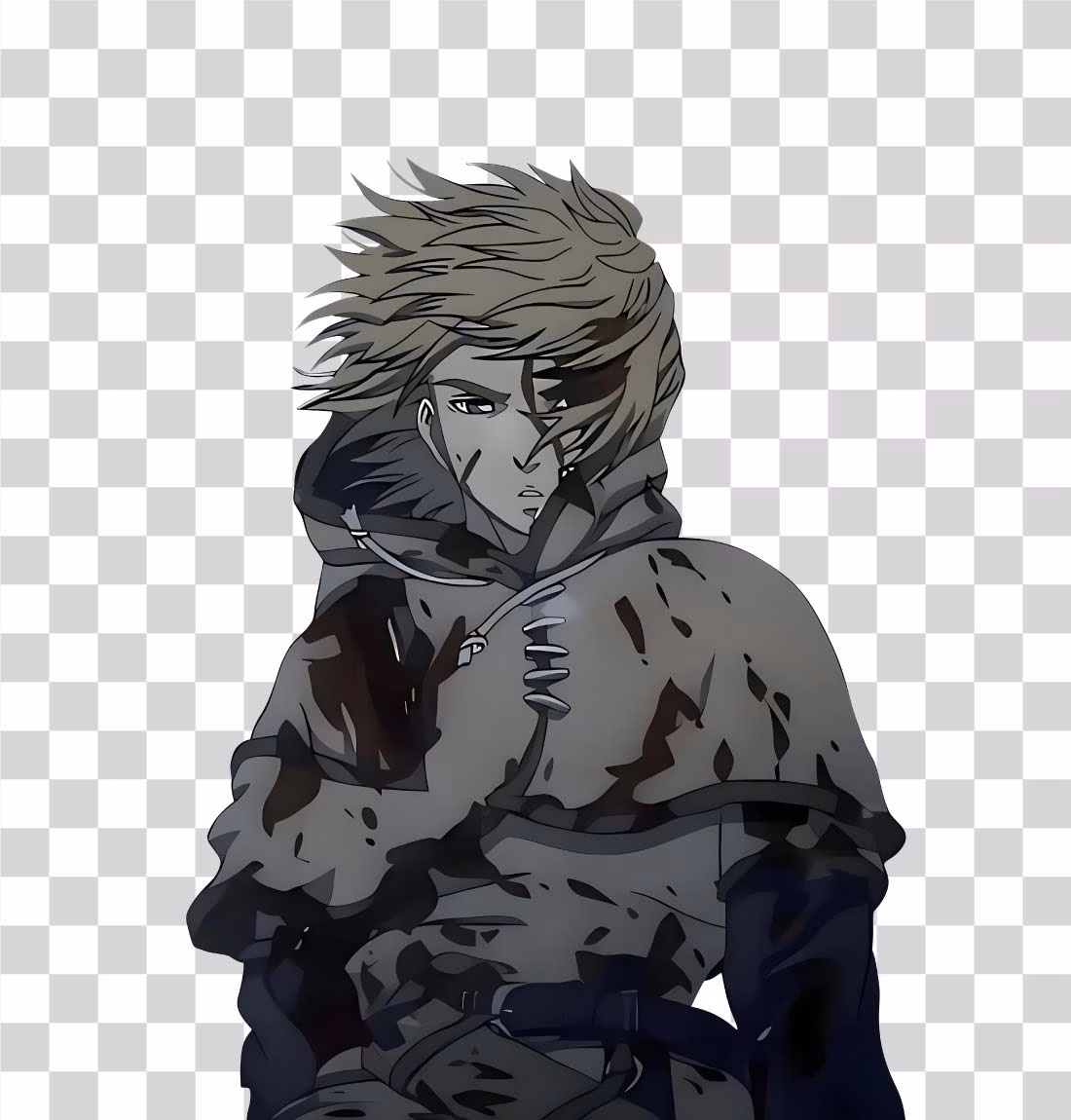 Thorfinn Dark Character Style PNG