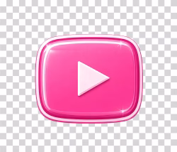 YouTube Logo Barbie Pink Style