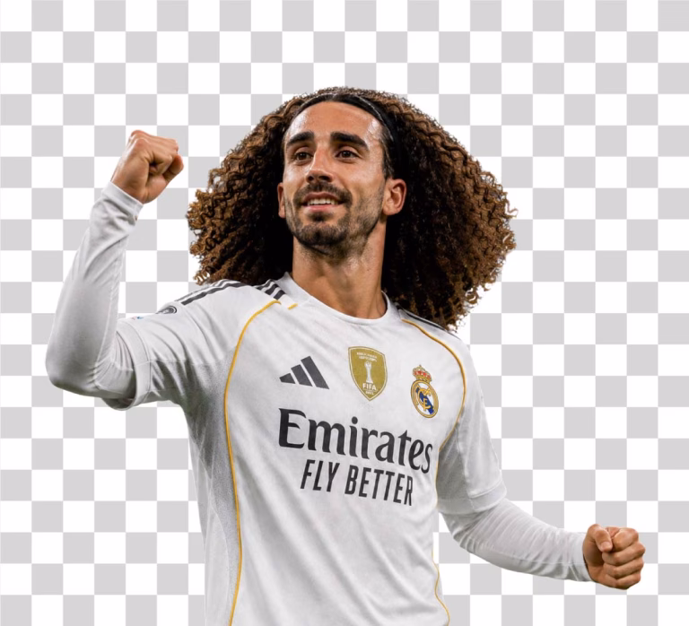 Marc Cucurella Celebrating Goal Real Madrid Jersey