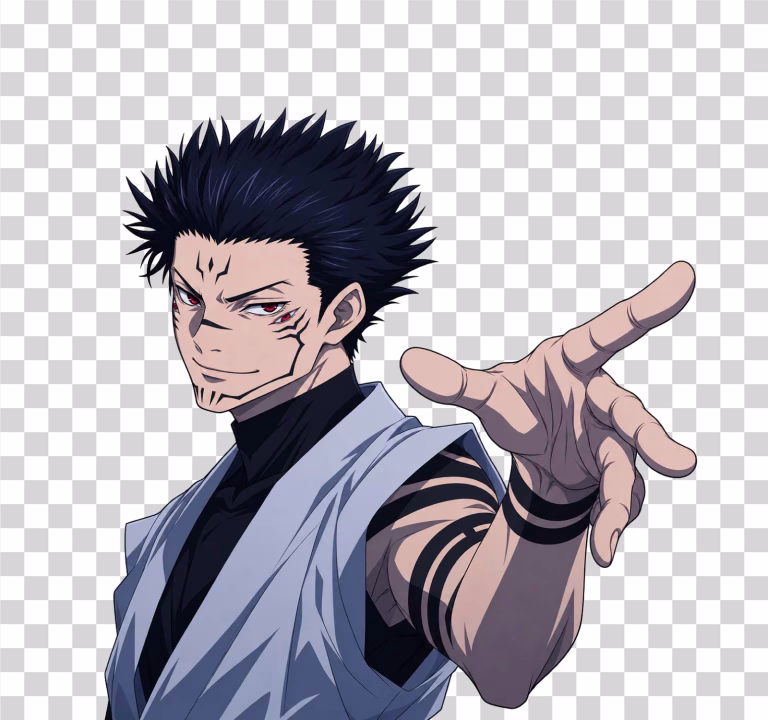 Sukuna in Megumis Body PNG
