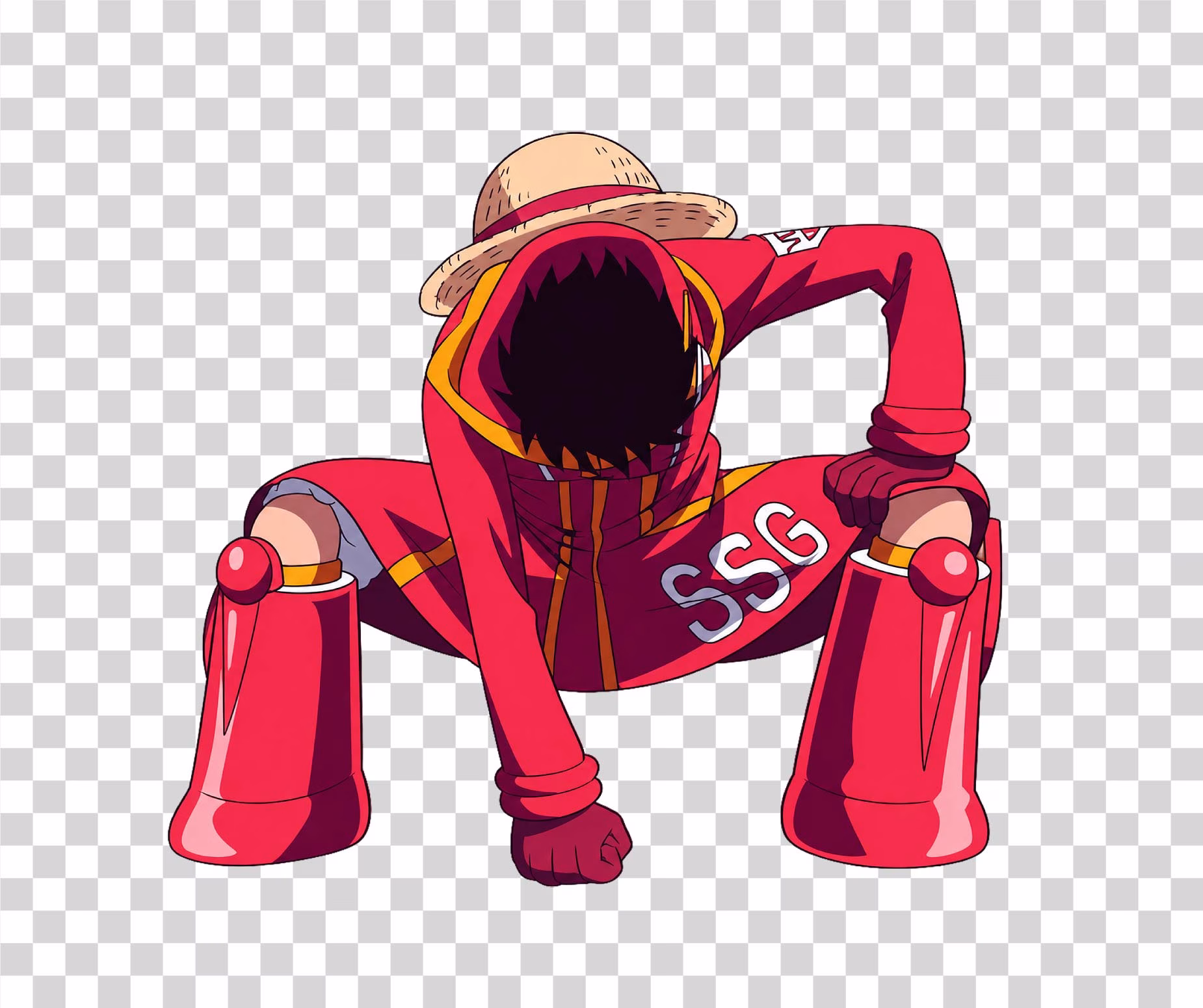 Monkey D Luffy in Egghead Arc Clothes