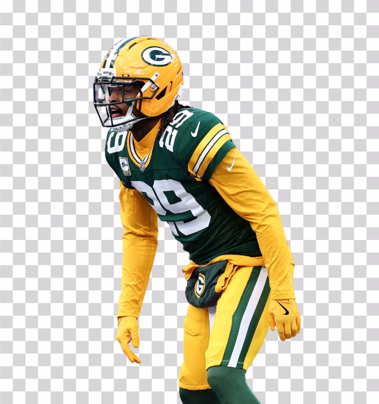 Xavier McKinney of the Green Bay Packers