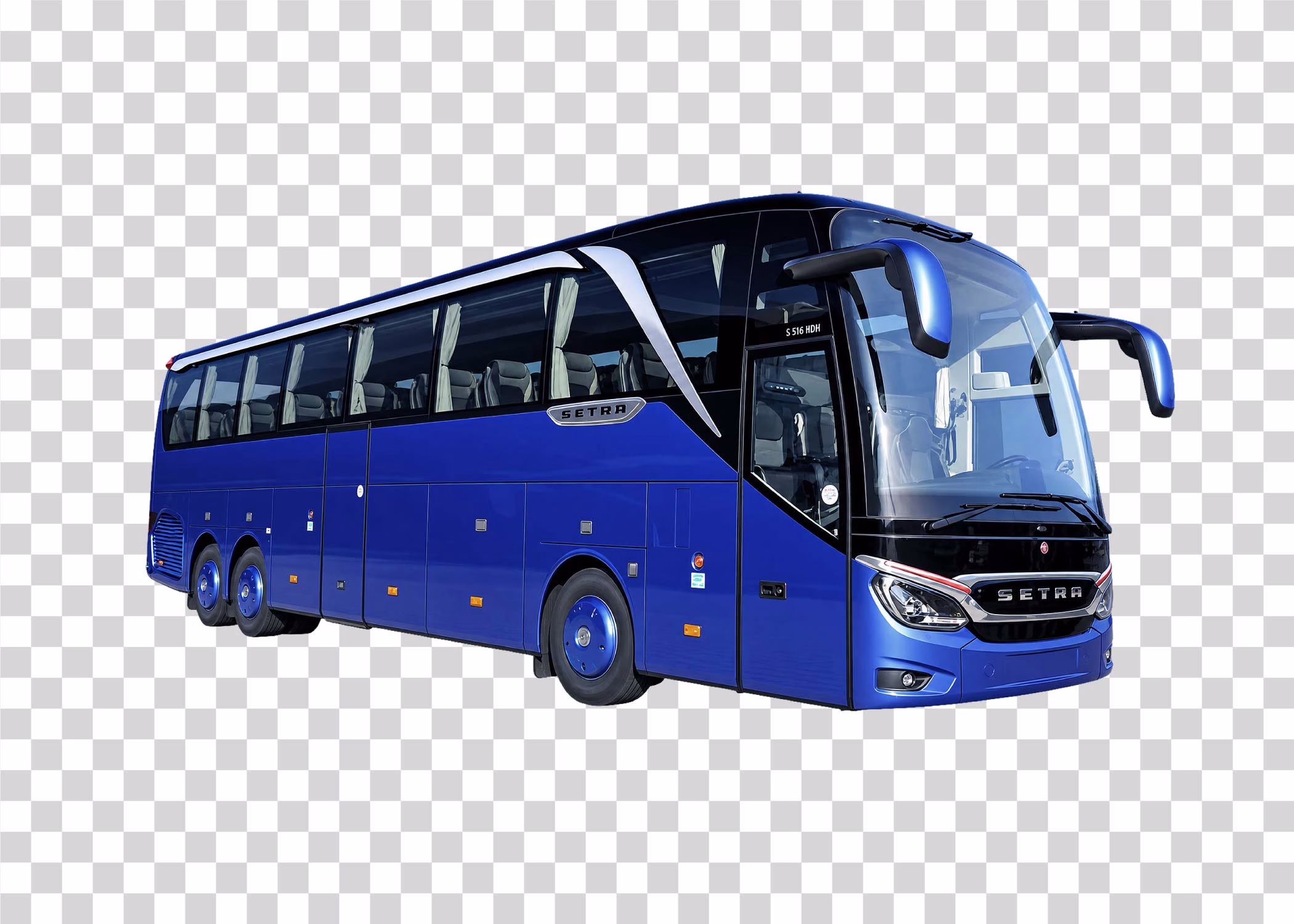 Blue SETRA Bus