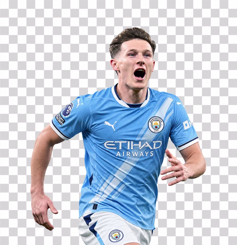 Elliot Anderson in Manchester City Jersey