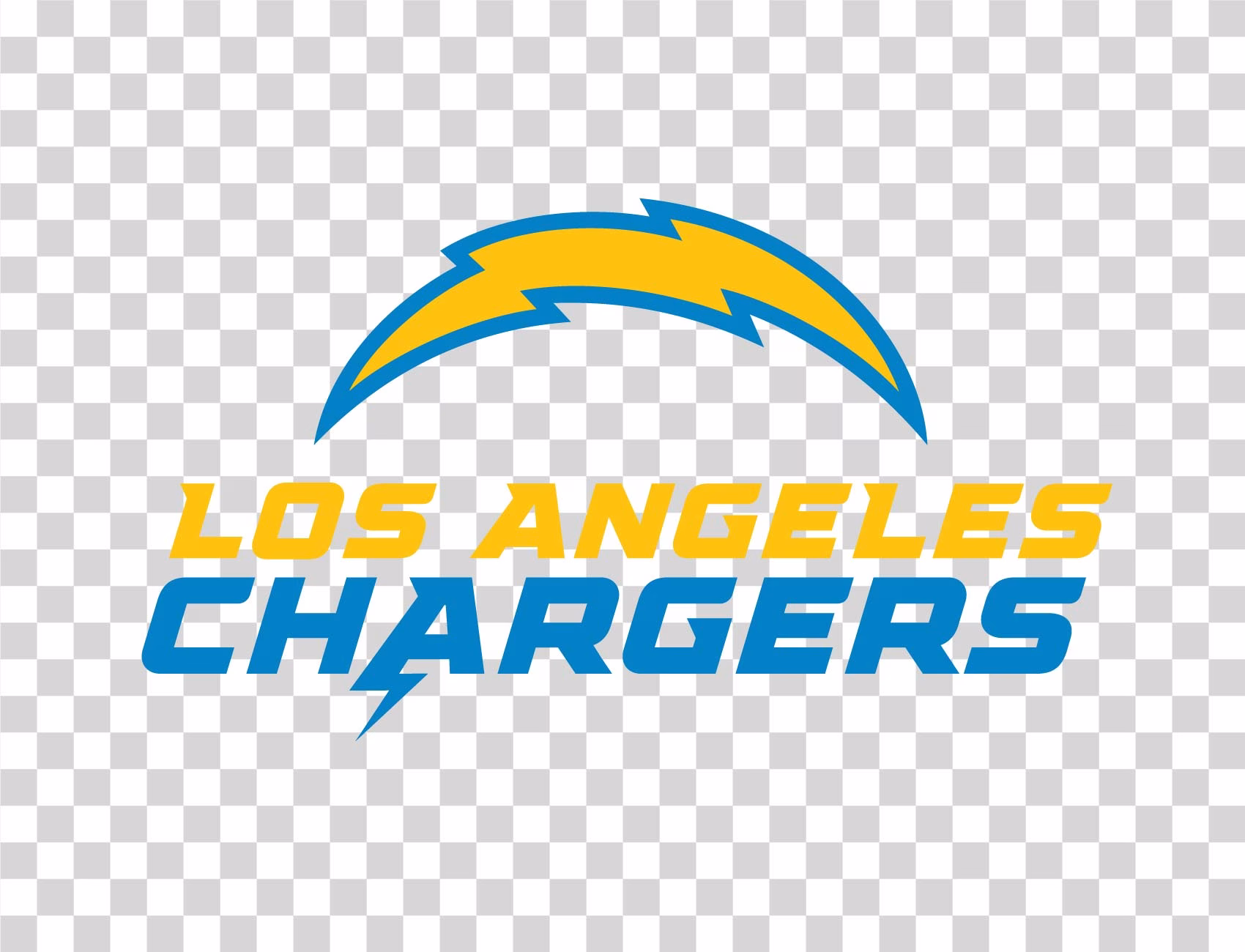 Los Angeles Chargers Full Logo With Text