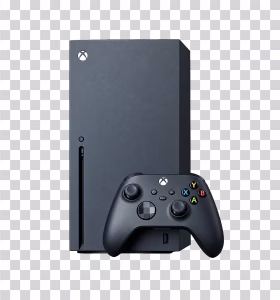 Microsoft Xbox Series X Black Console PNG Microsoft-Xbox-Series-X-Black-4817965