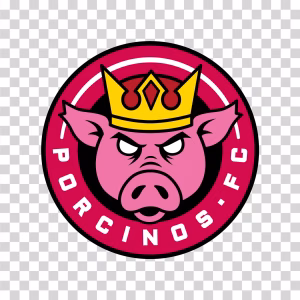 Porcinos FC Logo, Kings League Football Club Emblem, Transparent PNG Porcinos-FC-Logo-698514
