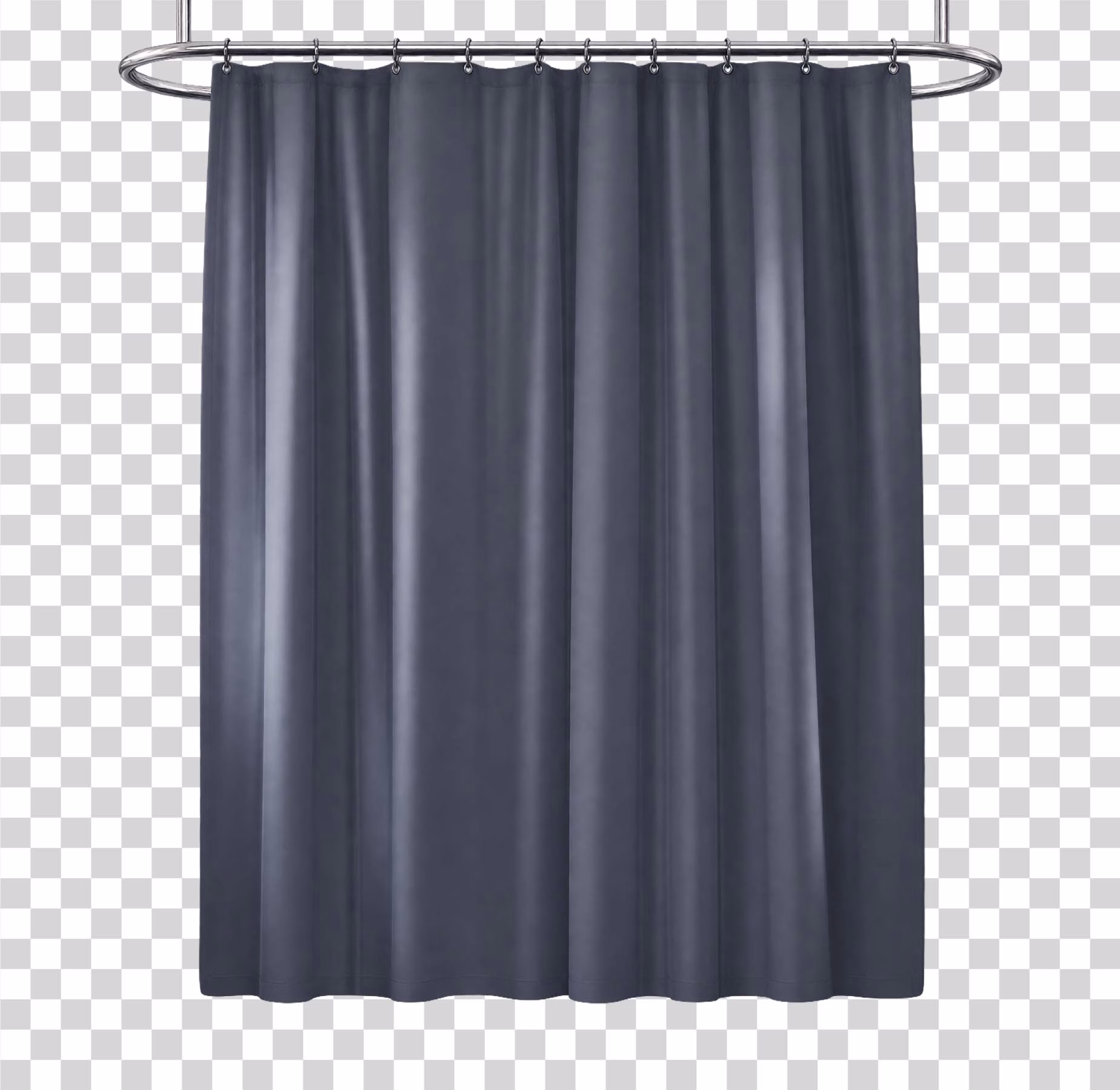 Shower Curtain Grey PNG For Download