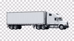 White Semi Truck png