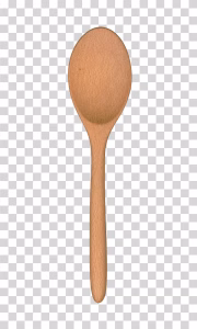 Wooden Spoon, Kitchen Cooking Utensil in PNG Format Wooden-Spoon